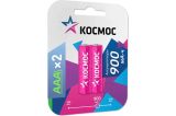 Аккумулятор Космос /R03 900mAh Ni-MH BL2