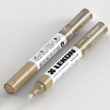 Маркер с нитроэмалью 4мм Золотой LEKON Standart/144