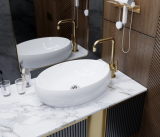 Раковина накладная на столешницу WAVE Comfort 600*400*150 ш*г*в без перелива,белый,овал