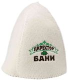Шапка для бани и сауны  "Гранд курорт"  "Банные штучки", войлок ЧЗ