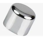 Заглушка D25 Закругленная Хром (2 шт)