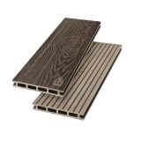 Террасная доска ДПК SW Carpinus Тёмно-коричневый 3000х146х23