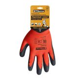 Перчатки "МОНТАЖНИК: надёжный захват", полиэстер, текстурированное латексное покрытие, в и/у, 9(L), Fiberon/120