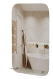 Зеркало MIXLINE "Адель" 550*800 (ШВ) с полкой НОВИНКА