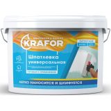 Шпалтевка латексная универсальная KRAFOR 1,5 кг/6