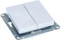 Переключатель проходной 2-кл. СП AtlasDesign 10А IP20 (сх. 6/2) 10AX механизм бел.