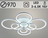 Люстра LI08832/8 PR WT белый 256W LED 3000-6500K d970 ПДУ(ИК) диммер, HN22