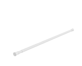 Карниз для ванной металлический 70-120 см, белый