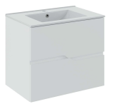 Тумба с умывальником RUNO Палермо 60 подвесная белая