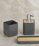 Стакан для зубных щеток настольный TROPICANA, пластик, FORA