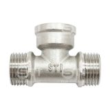 Тройник латунный ДУ20 (3/4") н/в/н STI