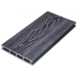 Террасная доска ALTAY DECKING ДПК 3000х140х20мм.,дерево двухстороннее Графит (6 метровая)