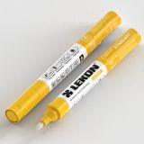 Маркер с нитроэмалью 4мм Желтый LEKON Standart/144