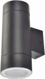 Светильник фасадный Ecola 8013A металл черный  IP65 205x90x140 лампа 2xGX53