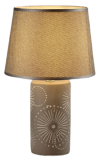Настольная лампа FTB-2017 GYWH Е14 220В 40Вт керам.+ ткань h36см (DF03212)