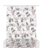Шторка для ванной комнаты PEVA CATS 180*180 FORA