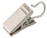 Зажим метал. Сатин (уп 10шт)