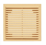 Решетка вентиляционная вытяжная 190*190, материал АВS- пластик. Серия В, бежевая