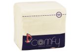 Салфетка Comfy белая 24х24 100 л