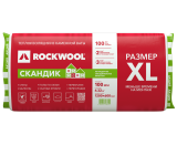 Теплоизоляция Rockwool Лайт Баттс СКАНДИК 1200х600х100 (0,432м3) 4,32м2  32 кг/м3 /24/