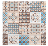 Покрытие для пола вспен. ПВХ 0.65 м 7089-225PT-BROWN-BLUE