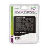 Термометр-гигрометр цифровой HomeStar HS-0109, выносной датчик