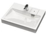 Раковина Стайл V50D1 (сигн.белый) BERGG lab., 595х490х110 с кронштейнами