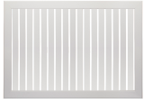 Экран для радиатора реечный 90х60см Белый DE LUXE