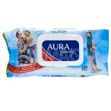 Салфетки вл Aura 60шт Tropic Cocktail ассорти освежающие ЧЗ