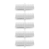 Переходник-соединитель для шланга, пластиковый, 19х22мм, 5 шт.