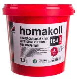 Клей для напольных покрытий Homakoll 164 PROF 1,3 кг для коммерческого линолеума, морозостойкий